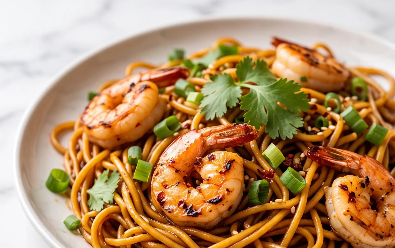 Nouilles Sautées Crevettes : La Recette Asiatique Facile