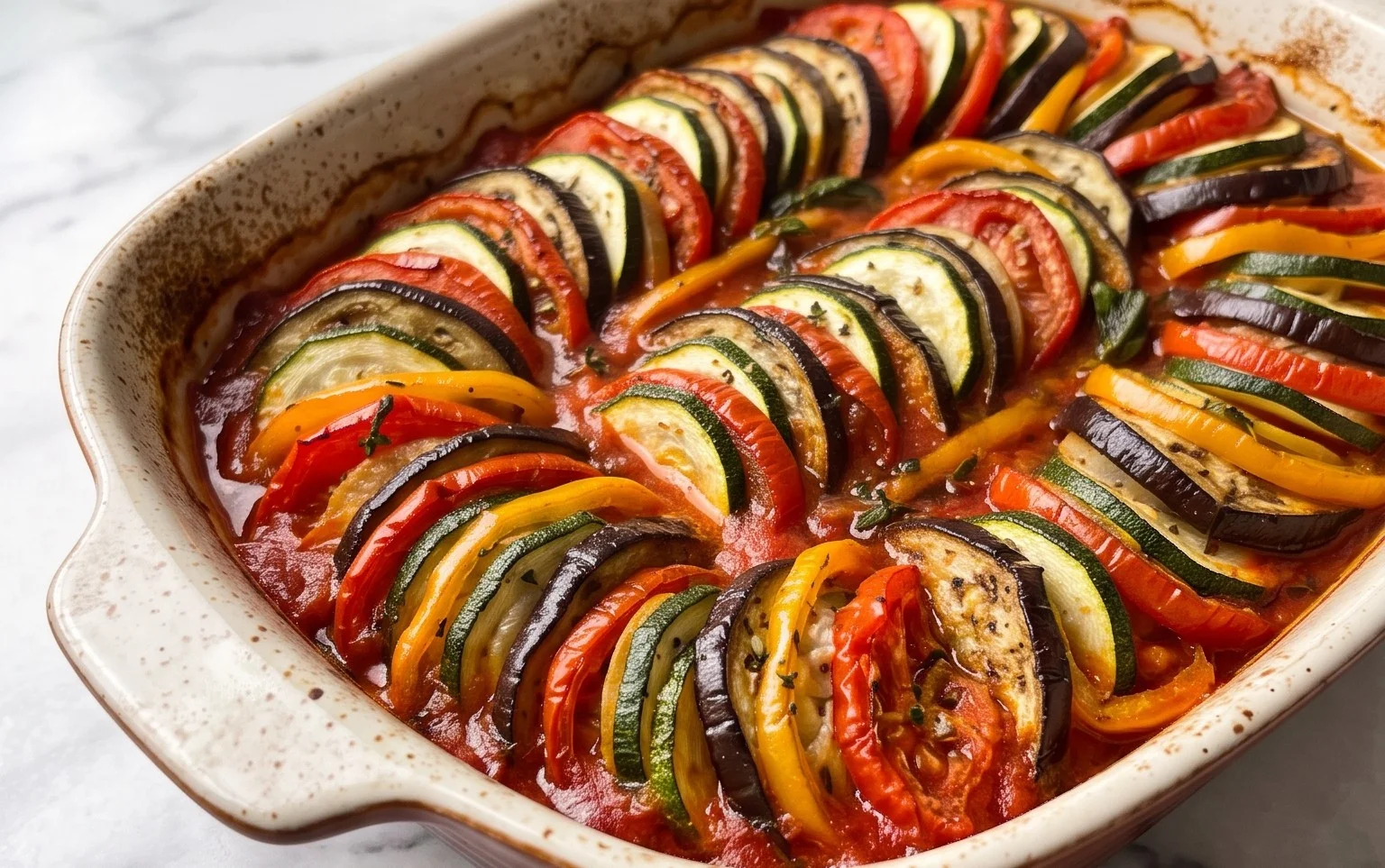 Recette Ratatouille au Four : Saveurs Provençales Douces